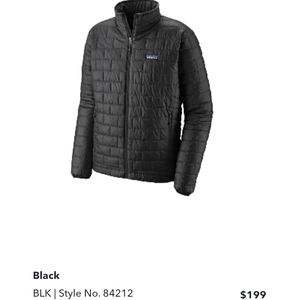 Patagonia Nano Puff Men's small